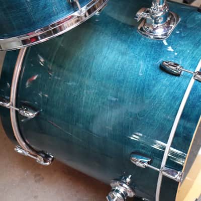 Gretsch Catalina Birch 4pc Drum Kit Set 22/14/12/10" Caribbean Blue image 2