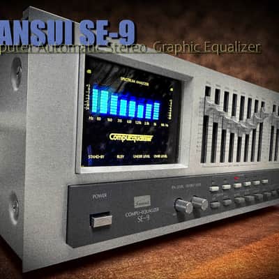SANSUI SE-9 🌈RaRe🌈 Vintage Stereo Graphic Equalizer image 1