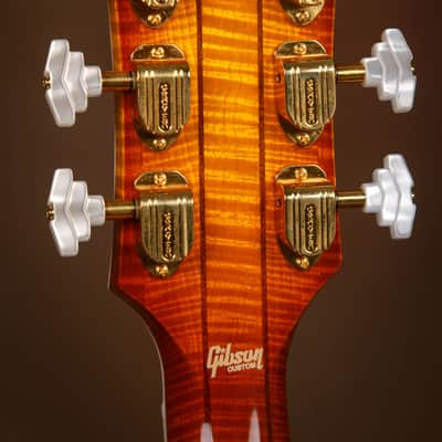 Gibson Les Paul Custom Quilt Masterpiece Electric Guitar Lemon Burst Bild 11