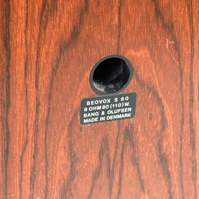 Vintage Bang & Olufsen Beovox S80 Speaker Pair image 12