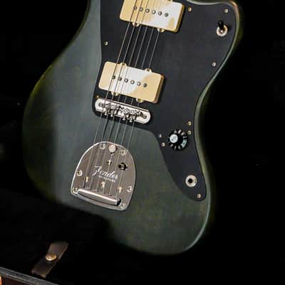 Fender Thurston Moore Artist Series Signature Jazzmaster 2010 - 2014 - Forest Green Transparent image 3