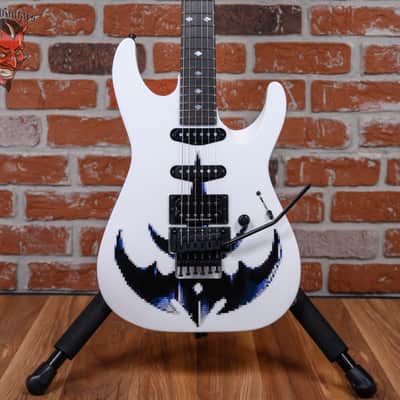 ESP Custom Shop M-II HSS Snow White with Queensryche Triryche Empire Logo 2026 w/OHSC image 1