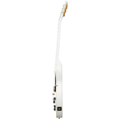 Epiphone Inspired by Gibson Les Paul Custom Electric Guitar, Alpine White image 3