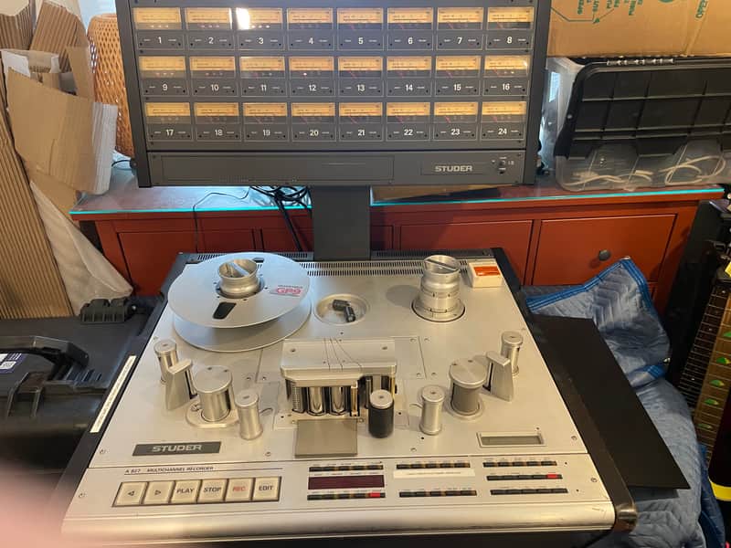 Studer A827-MCH 2" 24-Track Analog Tape Machine with Remote Control 1990s - Standard image 1
