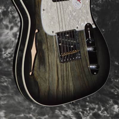 2021 G&L *Tribute*  ASAT Classic Semi-Hollow - Charcoal Blackburst image 1