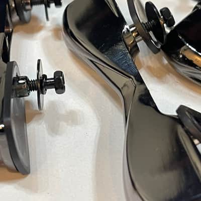 Tama Superstar Birch Black Nickel Lugs (6) with hardware image 5