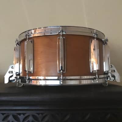 Vintage Yamaha Drums Japan 9000 Pre - Recording Custom Real Wood Parallel Strainer 6.5 x 14 Studio Concert Snare Drum - 1980 image 2
