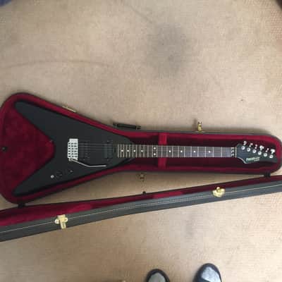 Kramer Focus 4000 1983 Floyd Rose guitar black gloss with case - ESP image 12