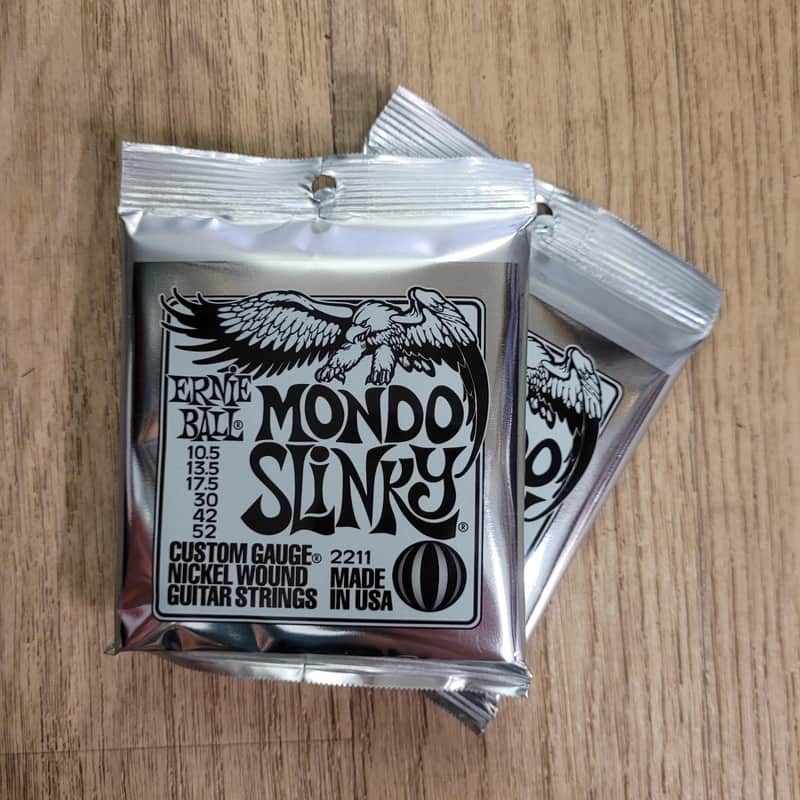 Ernie Ball 2X sets 2211 Mondo Slinky 10.5-52 image 1