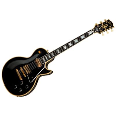 1957 Les Paul Custom Reissue 2-Pickup VOS Ebony Gibson image 7