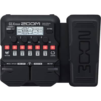 Zoom G1X FOUR Guitar Multi-Effects Processor with Expression Pedal Regular image 1
