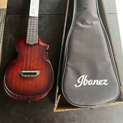 Ibanez AUC14-OVL Concert Ukulele 2024 - Present - Open Pore Violin Sunburst image 1
