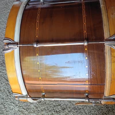 Ludwig&Ludwig field snare drum timepiece-sensitive strainer 10x16 1930s image 9