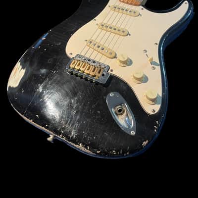 1977/1978/1979 Fender Stratocaster Body Project Real Relic in Black! image 1