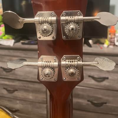 ULTRA RARE- Ibanez 2615B Artist Series Double Cutaway 4-String Bass 1970s - Natural Mahogany image 23