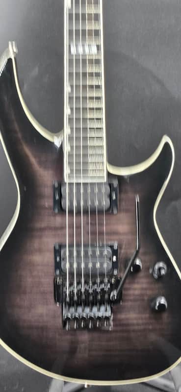 ESP E-II Horizon-III FR 2014 - 2017 - See Thru Black with hard case image 1