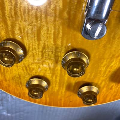 Epiphone Elitist Les Paul 2007 - Amber Burst - Hardshell Case Included image 13
