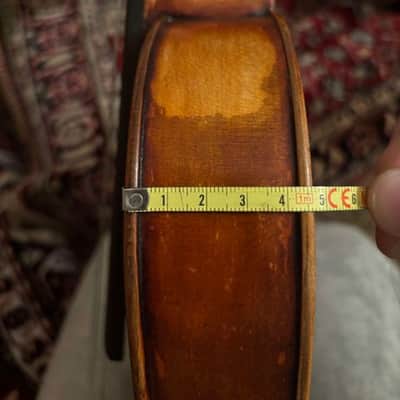 Josef Bohumil Herclick Viola 43,4 1926 - legno con vernice ad alcool image 8