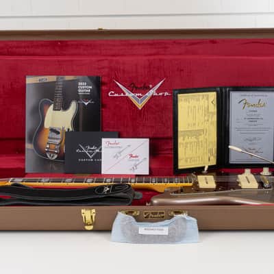 Fender Custom Shop '67 Jazzmaster Deluxe Closet Classic Electric Guitar, Rosewood Fingerboard, Shoreline Gold image 3