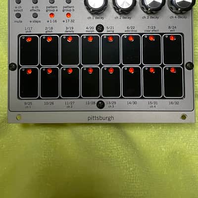 Pittsburgh Modular Lifeforms Percussion Sequencer 2010s - Silver image 1