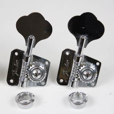 1978 Vintage Fender Precision Jazz Bass CHROME TUNERS with Bushings & Screws 1978 1979 1970's Telecaster image 7