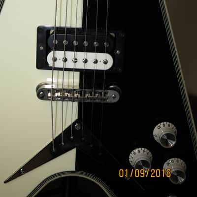 2005 Dean Guitars USA Custom Shop SIGNED Michael Schenker Black & White Electric Guitar #101 image 7