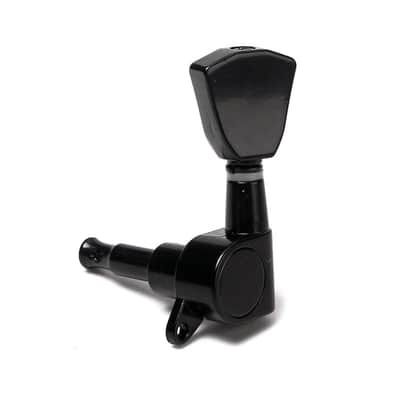 Alnicov Guitar Tuners String Sealed Tuning Key Pegs 3L 3R Machine Heads，With Keystone Knob，For Lp Sg Tl Electric Acoustic Guitars Black image 5