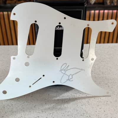 Signed Strat Pickguard – Joel Hoekstra (Night Ranger) – 2012 Monsters of Rock Cruise