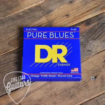 DR Pure Blues Pure Nickel Electric Guitar Strings PHR-9 Lite 9-42 image 2