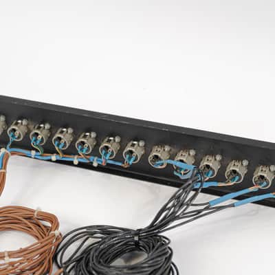 12-Channel Custom XLR Patchbay - 6 ins / 6 outs to Raw Ends image 5