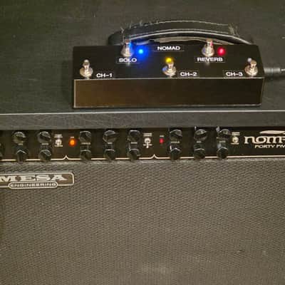 Custom Nomad 45 / 55 Footswitch for Mesa Boogie w/ 10-Foot cable (7-Pin DIN) image 4