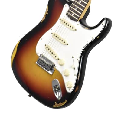 Fender Custom Shop Strat Pro 2025 Relic in 3-Color Sunburst image 6
