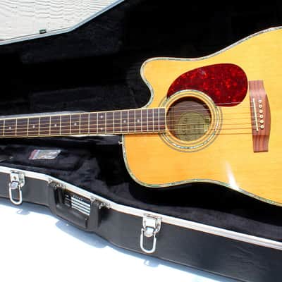 Zager Zad-80ce acoustic electric guitar cutaway w/ Zager Case image 14