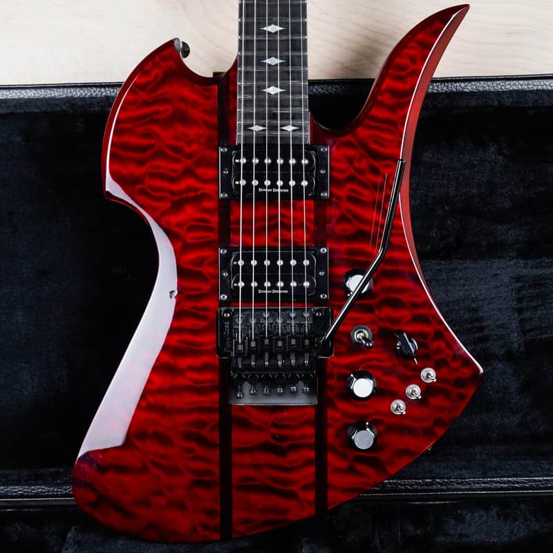 B.C. Rich Mockingbird ST 2011 Trans Red w/ Hard Case image 1