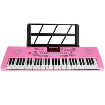 Cxxss 61 Keys Digital Music Electronic Keyboard Electric Musical Piano Instrument Kids Learning Keyboard - Pink image 20