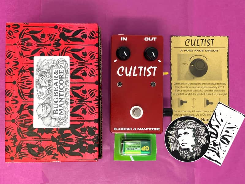 Bugbear & Manticore - CULTIST (1967) - NKT CV7005 / Mullard OC42 Germanium Fuzz Face Guitar Effects Pedal - Serial #001 - image 1
