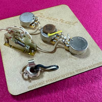 General Vintage Tone® 1966–1969 True Historic Wiring Harness for Stratocaster® CBS – 1966 / 1969 Harness image 9