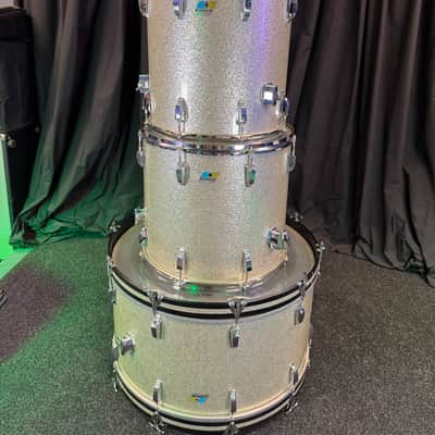 Ludwig 1970s 3 Ply Silver Sparkle "Bonham" Set. (Almost) Excellent!! image 2
