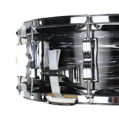 Ludwig 90th Anniversary Limited Edition Classic Maple Vintage Black Oyster Pearl Owned by Travis Barker image 14