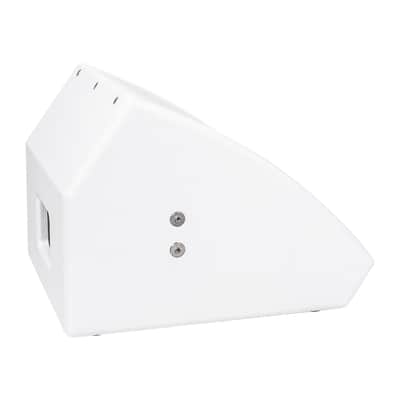 CARME-U8MW | CARME Series 8" Coaxial Passive 2-way Professional PA DJ Stage Monitor Speaker, White with U Mounting Bracket image 4
