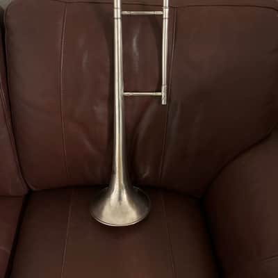 Conn 4H Bb Tenor Trombone (1916) SN 150890 (Gold wash bell) (4) (S) (LP) (professional) 7” Bell image 8