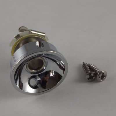 Electro Round Jack Cup & Socket + Screws for Telecaster guitars in 4 Colours