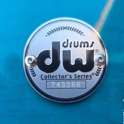 DW Collector's 22x16 Regal Blue Burst Cherrywood Recent - REGAL BLUE BURST image 5