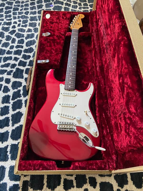 Fender Stratocaster 62 American vintage 1991 - Candy apple image 1