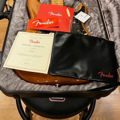 Fender American Professional II Stratocaster Electric Guitar Roasted Pine w/ OHSC image 15