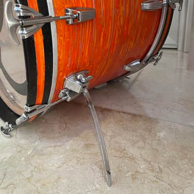 Ludwig Deluxe Classic 1970 - Mod Orange image 8