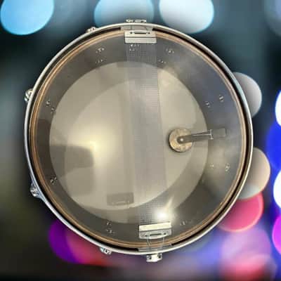 Majestic Drums 5.5x14" MIJ 8-lug 'Stencil' Snare Drum 1960s in Abalone Pearl Wrap image 4