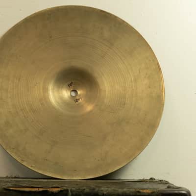 1960s Zildjian 14" New Beat Bottom Hi Hat Cymbal 1291g image 2