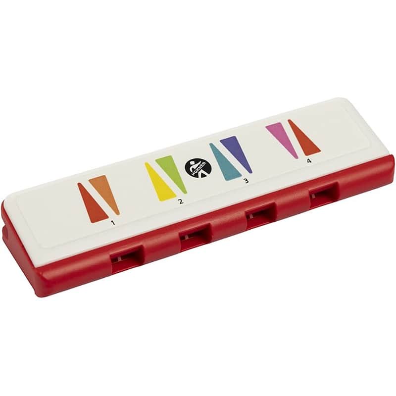 HOHNER Speedy Rainbow Red 8 C-Dur Diatonische Mundharmonika image 1
