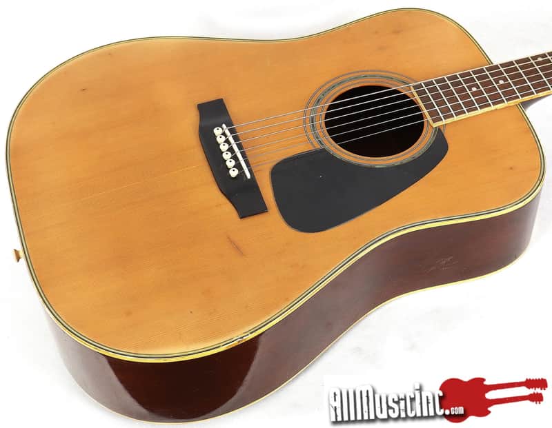 Vintage Morris Japan MD-510 Solid Top Mahogany Acoustic Guitar